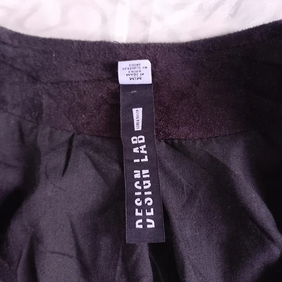 Fringe Suede Moto Jacket - Dark Brown DESIGN LAB LORD & TAYLOR - Picture 2 of 10